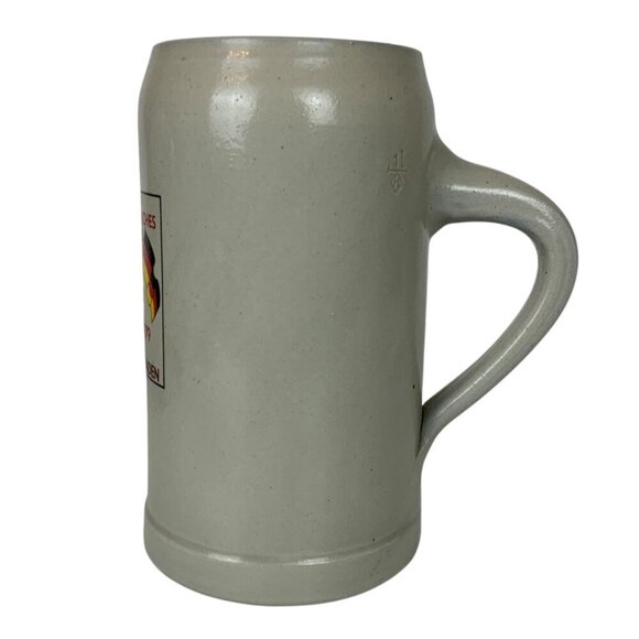 USO 1979 German Beer Stein Sommerfest Wiesbaden 1L Beige Stoneware Mug Barware - Picture 2 of 7